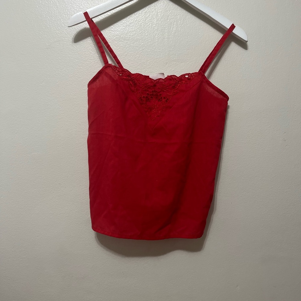JCPenney Vintage Red Cami